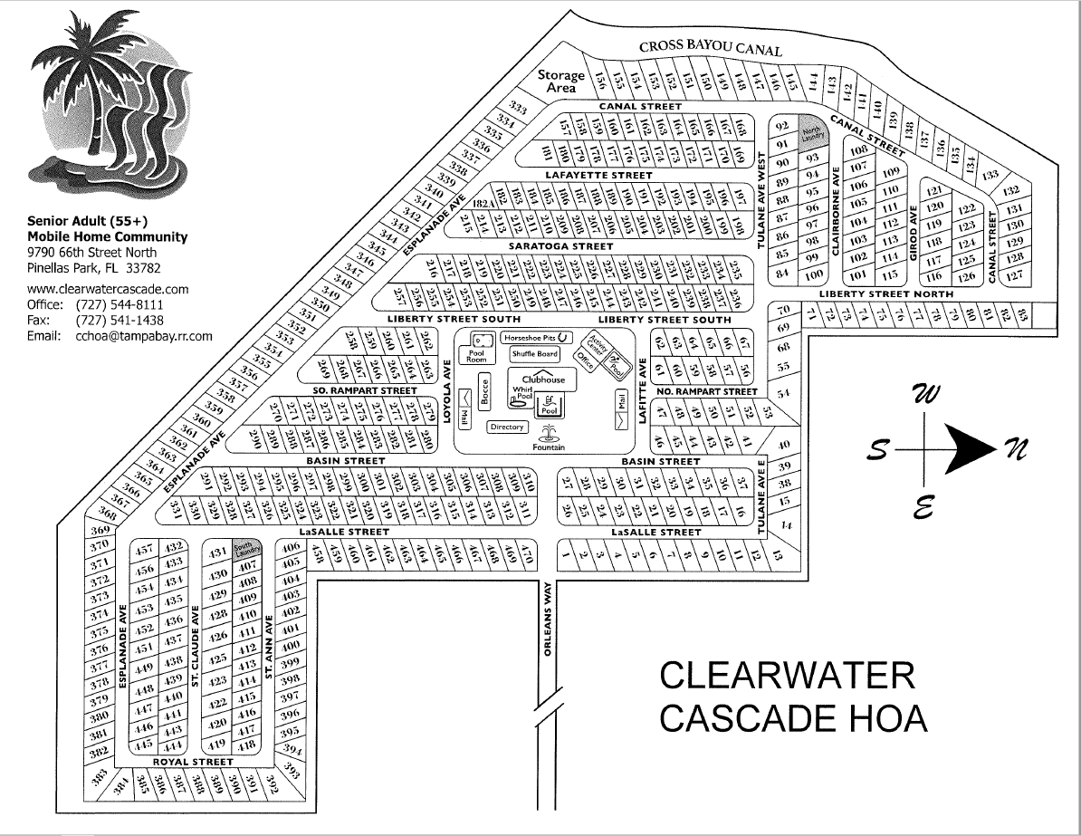 New & preowned homes are available at Clearwater Cascade